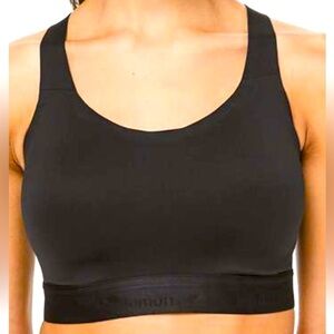 LULULEMON FINE FORM Black Sports Bra SIZE 34E
